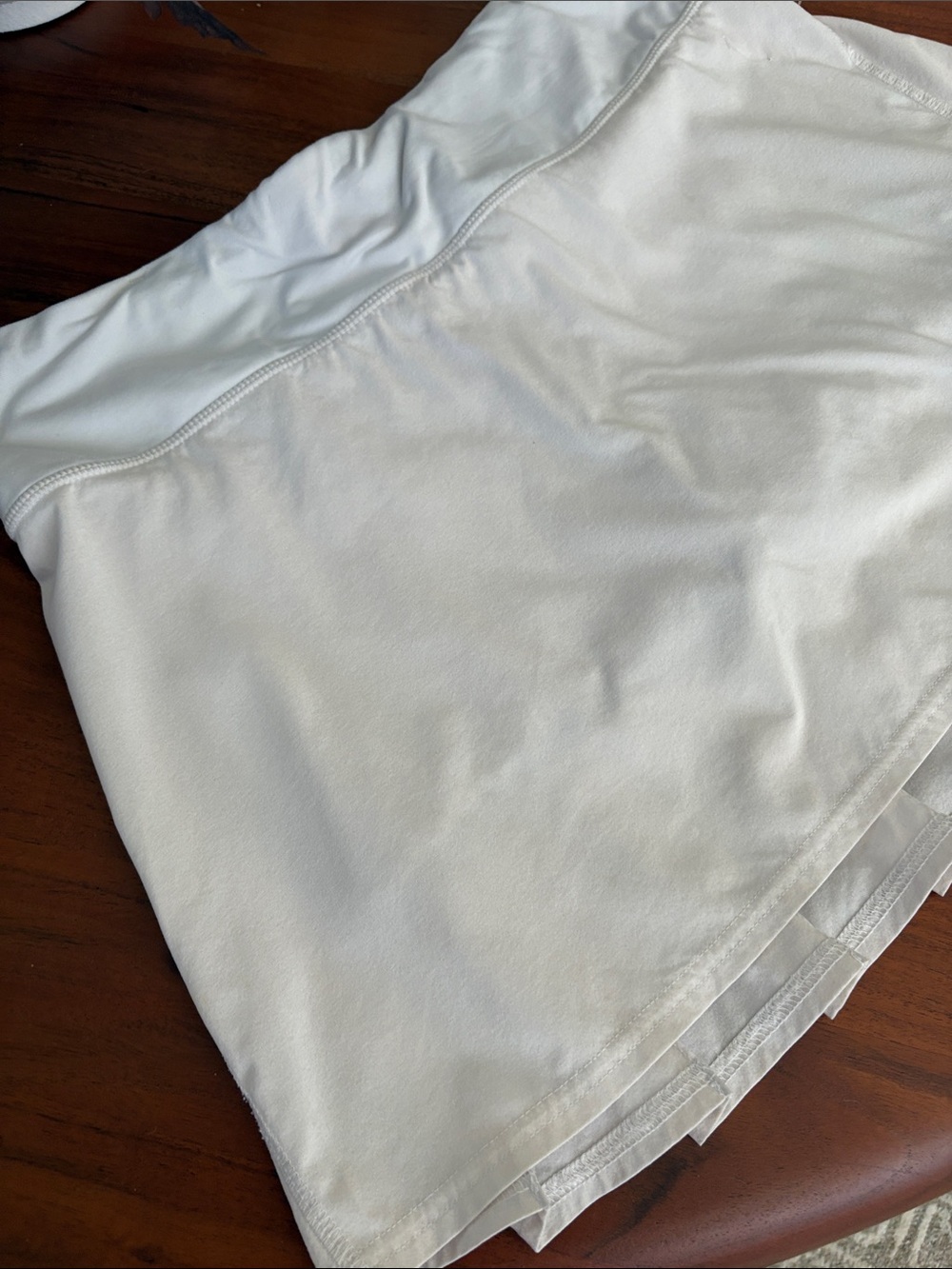 lululemon athletica White Pleated Hem Athletic Skort - Picture 9 of 9